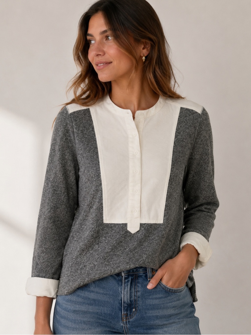 J. Crew Button Up Top